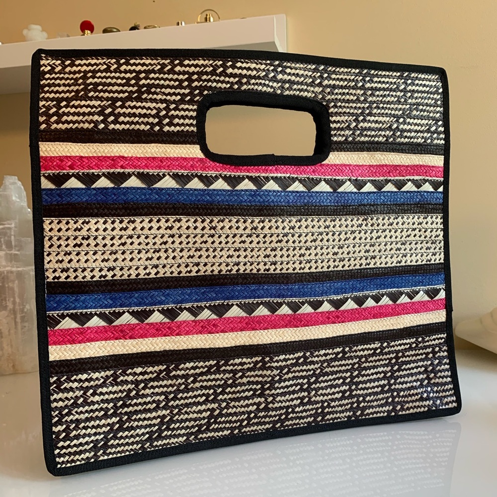 Colourful Artisan Handmade Straw Bag